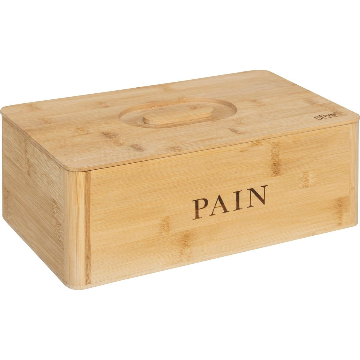 5Five Bamboe Broodtrommel - 33x20x13cm - Beige