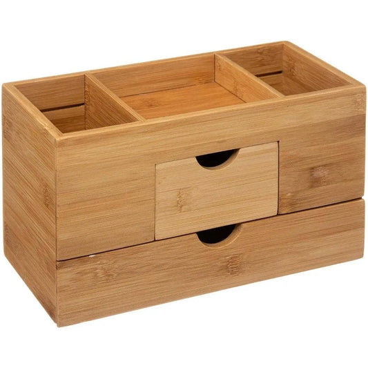 5Five Make up / Sierraden organizer - Bamboe - 2 Lades en 3 vakken