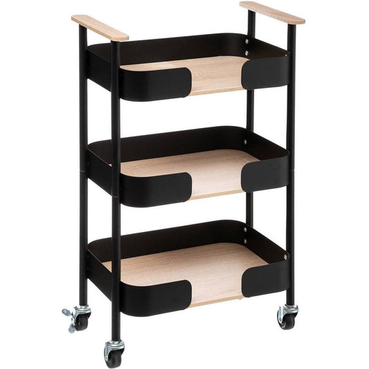 5Five Opbergtrolley 3 niveaus - Blackwood