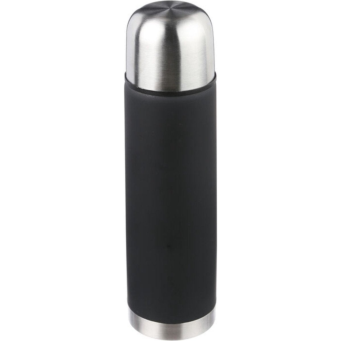 5Five RVS Afgedichte isoleerfles 0.5L h25cm zwart zwart