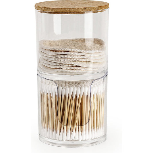 5Five Stapelbare wattenschijfjes en -staafjes houder - Selena