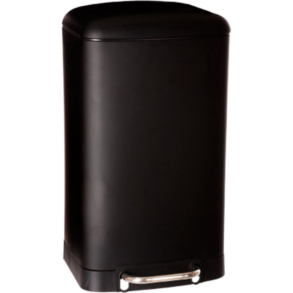 5Five Vuilnisemmer Metaal - Zwart - 35 x 32 x 62 cm - 30 l