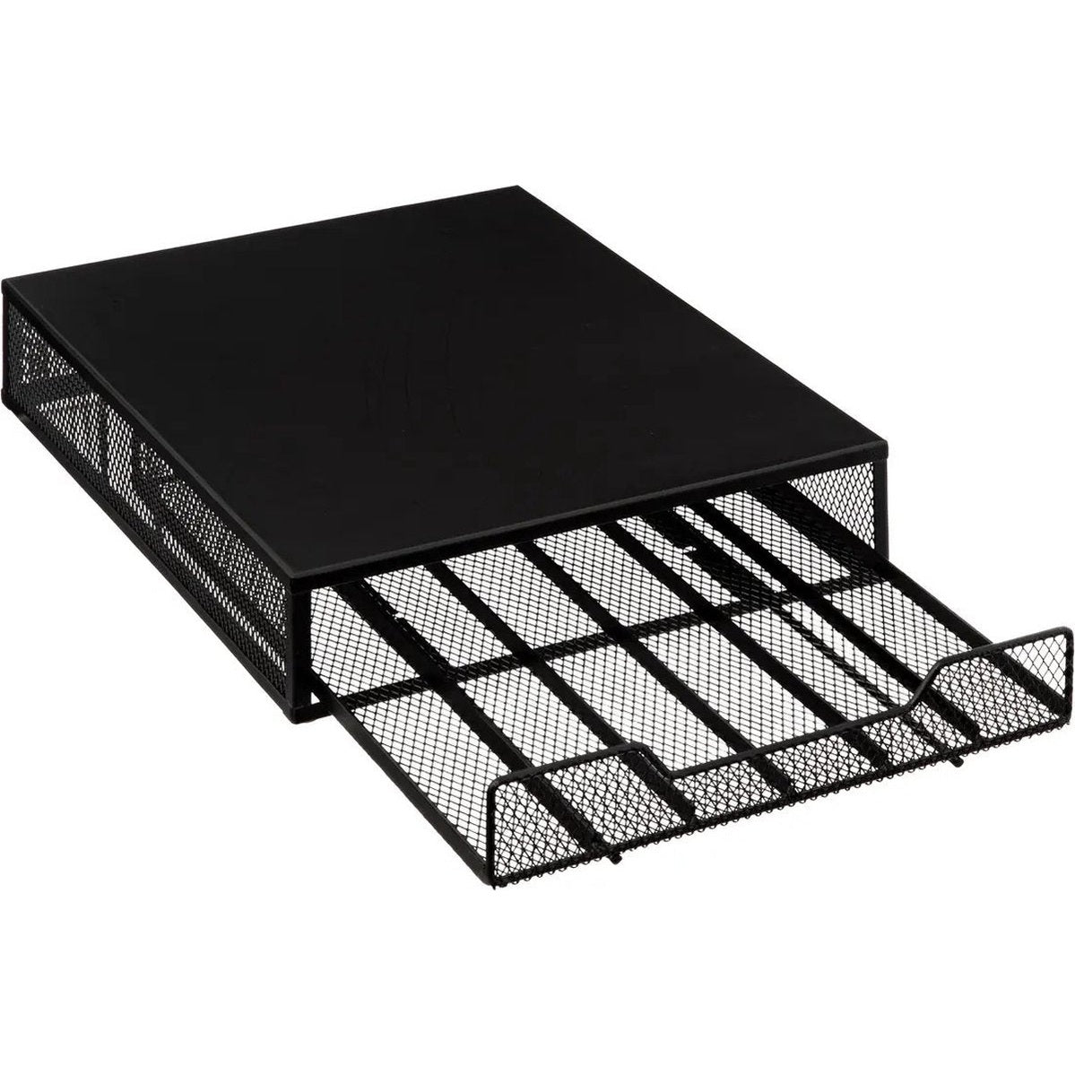 5five Koffie cup/capsule houder/dispenser - metaal - voor 60 cups - 26 x 35 x 7 cm