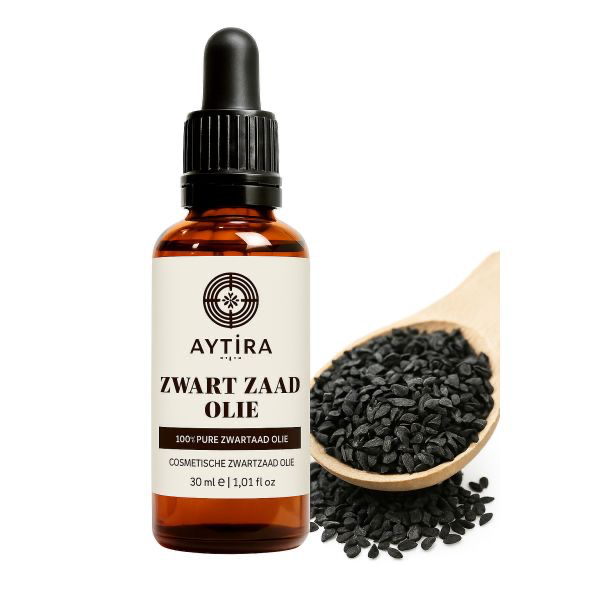 AYTIRA Zwarte Komijnolie – 100% puur & natuurlijk | Verzorgend voor huid & haar - MODESTNOVA