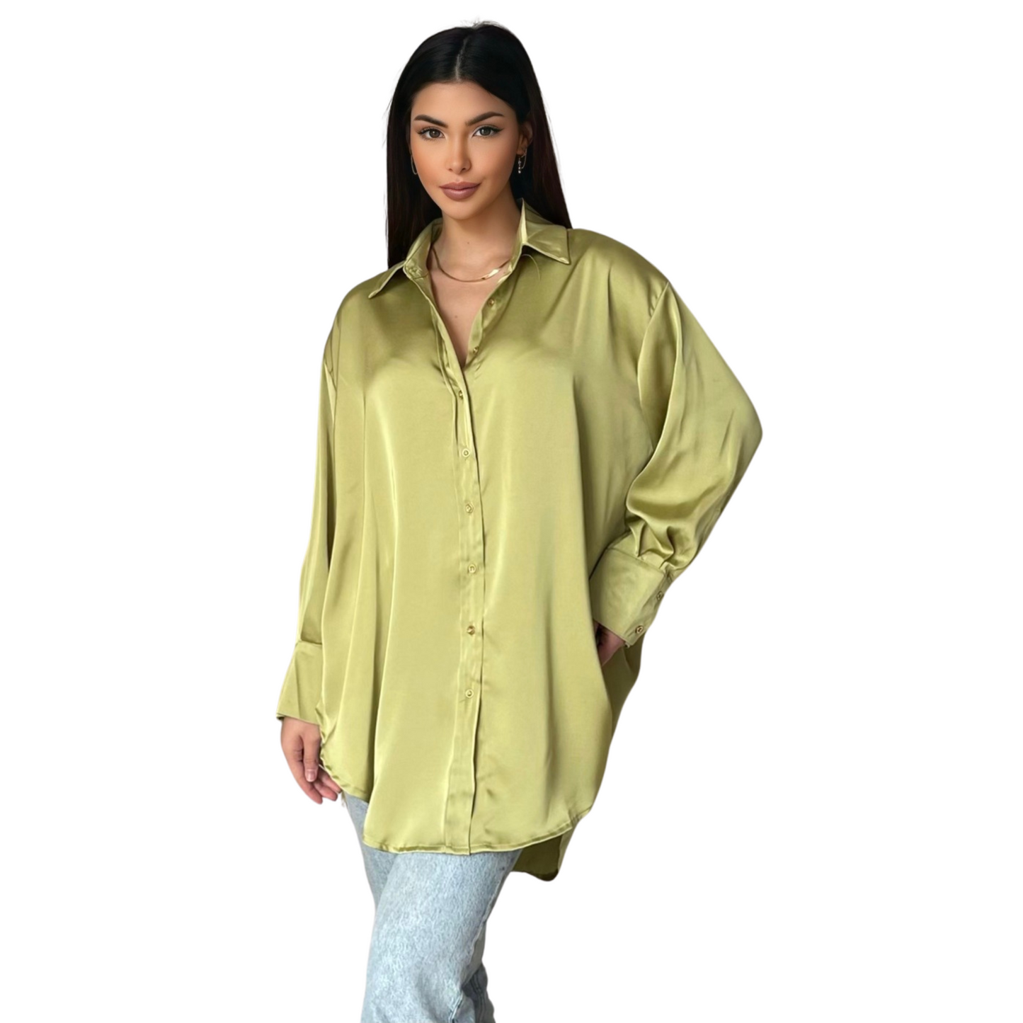 Alice Blouse - Lime - MODESTNOVA