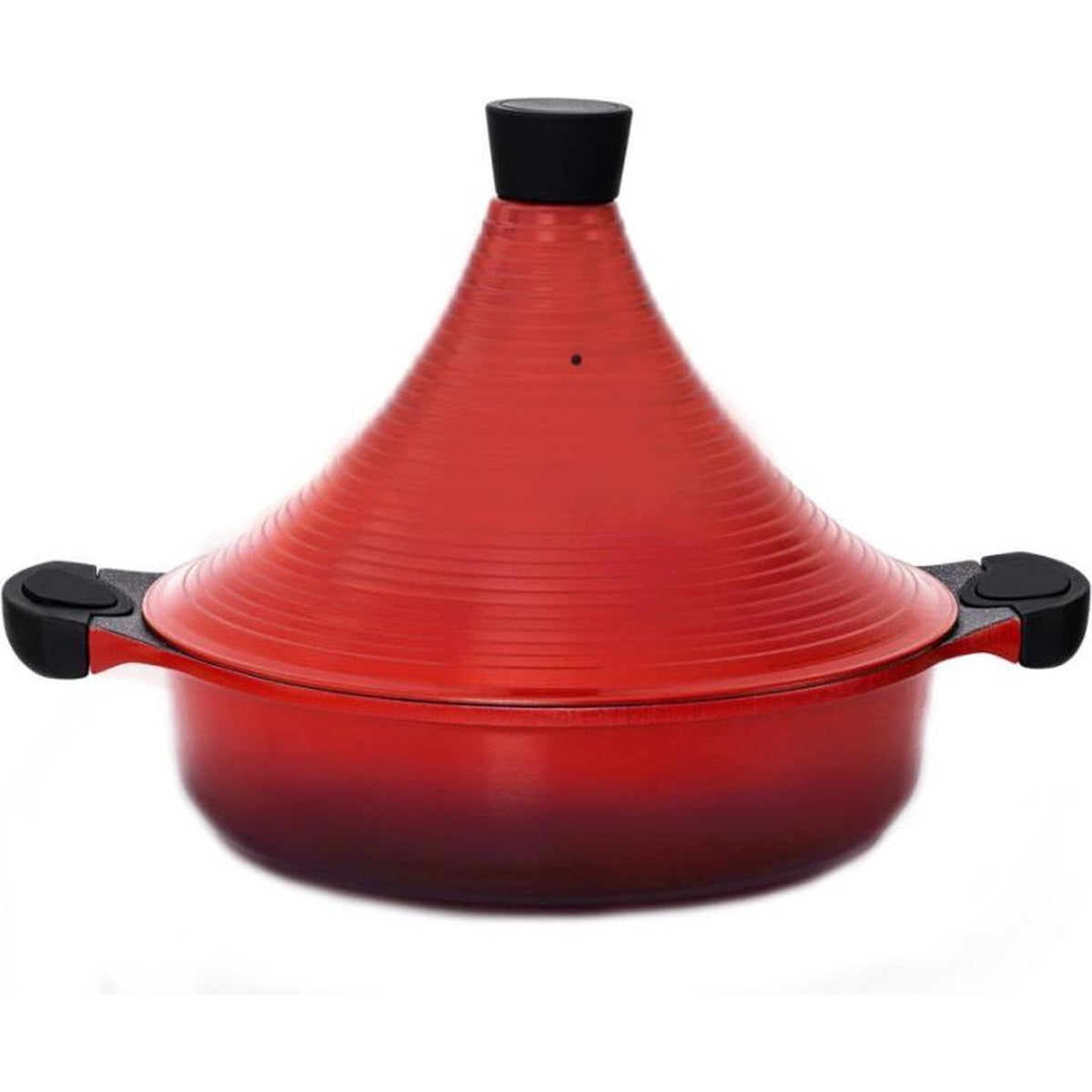 Aluminium tajine agadir- geschikt ook voor Inductie -Rood