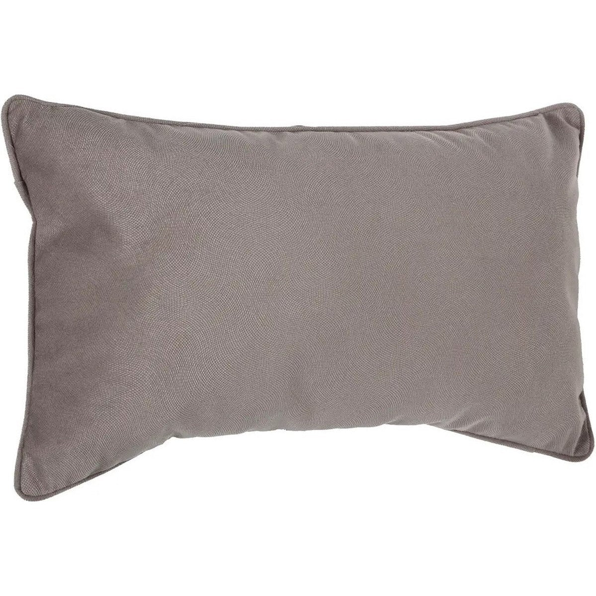 Atmosphera Bank/sierkussens huiskamer Sophia - 30 x 50 cm - Taupe - polyester - met rits