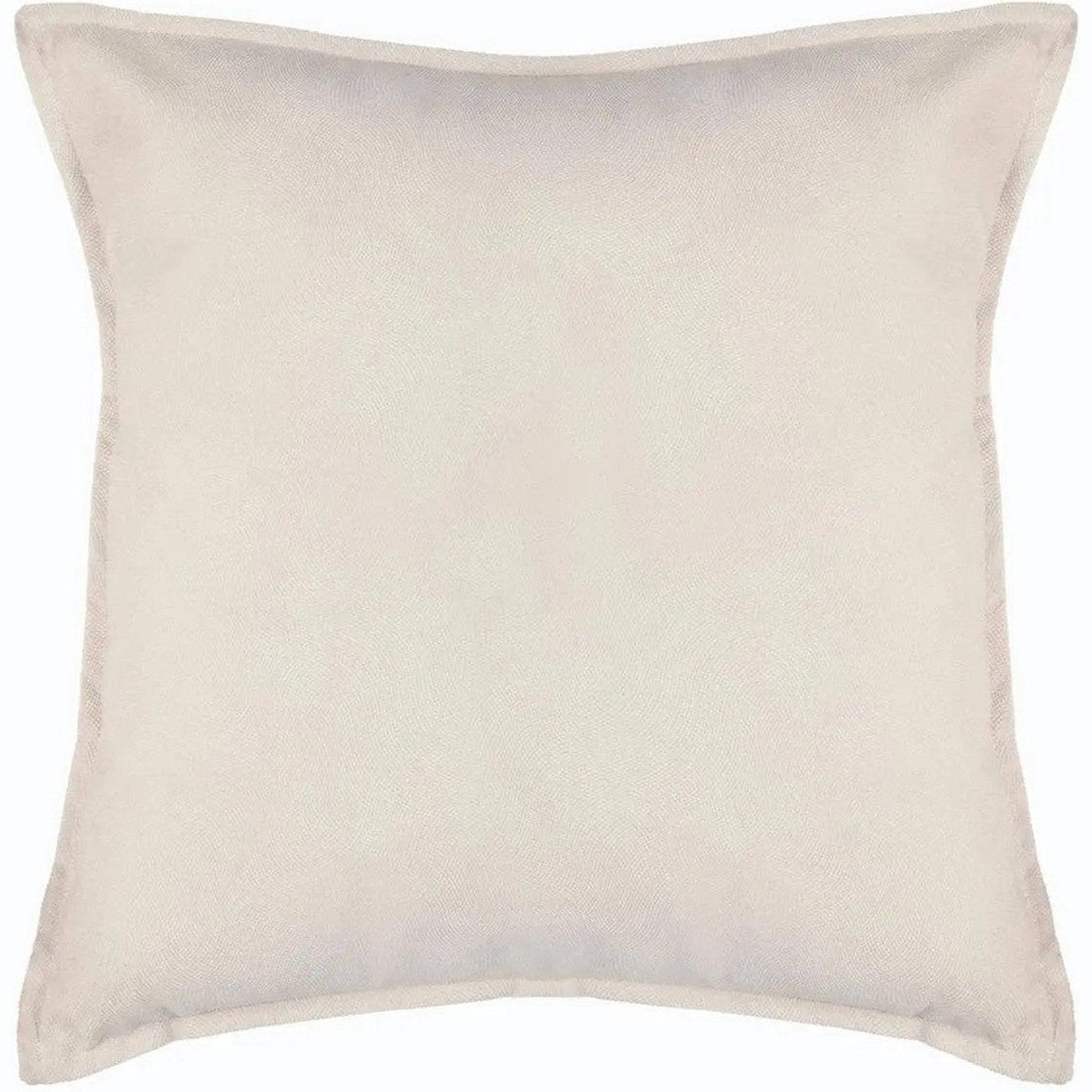 Atmosphera Bank/sierkussens huiskamer Sophia - 55 x 55 cm - Ivoor wit - polyester - met rits