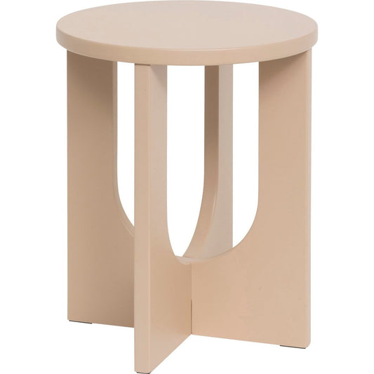 Atmosphera Bijzettafel Bloom - Ø40xH51cm - Hazelnoot