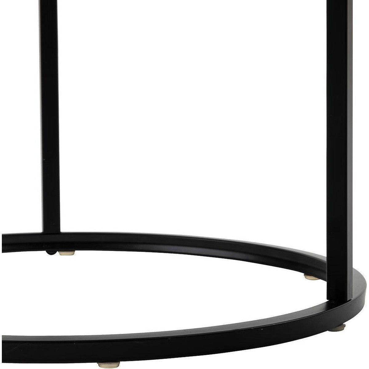 Atmosphera Bijzettafels Noah - Ø35/56/54xH45cm - Set van 3 stuks - Zwart