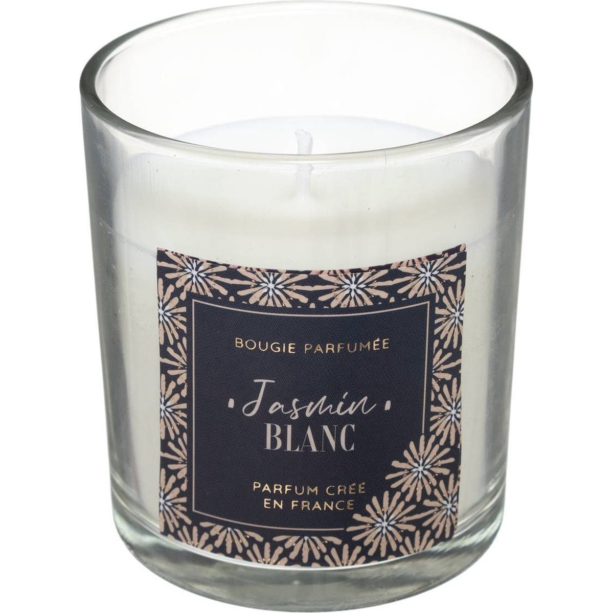 Atmosphera Geurkaars - Jasmijn - Lolita - 26 Branduren - Donkerblauw - 130g - Woondecoratie