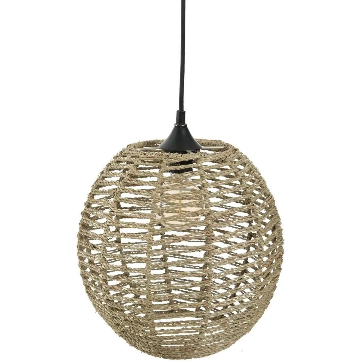Atmosphera Hanglamp - Design - Metal - Rotan - 33 cm
