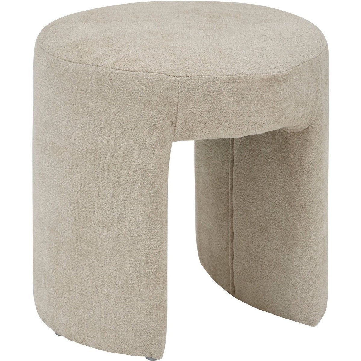 Atmosphera Jin Poef - Ø38cm - Beige