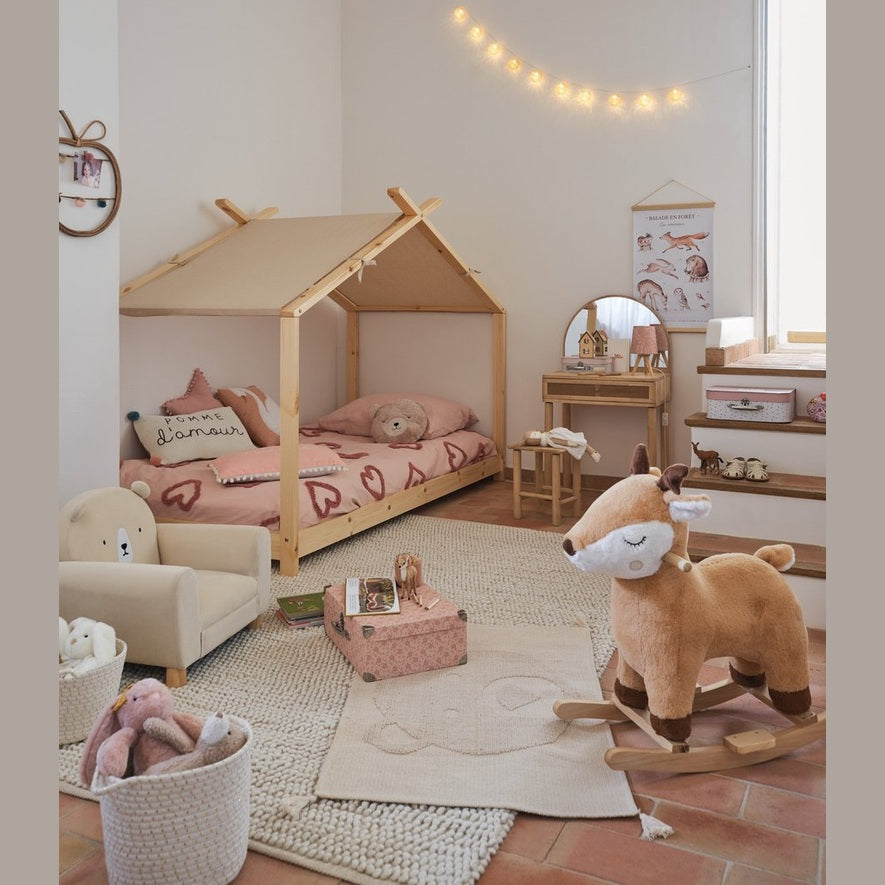 Atmosphera Kids Dekbedovertrek set met 1 kussensloop 140x200cm/65x65cm Hart