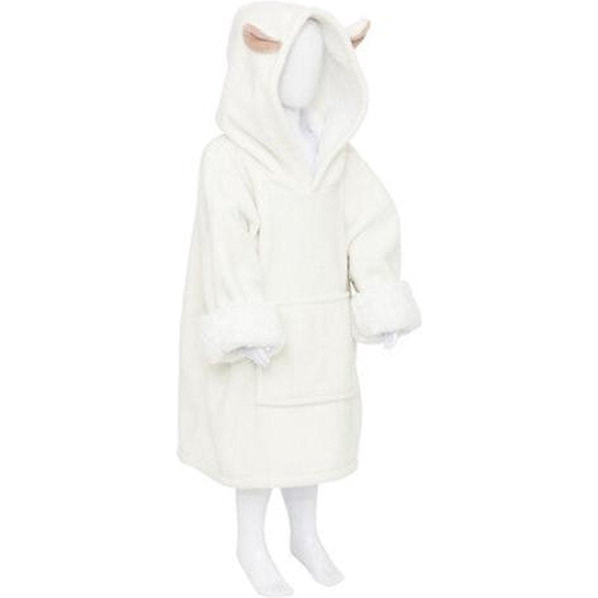 Atmosphera Kids Plaid sweater schaap kind - Trui - Extra zacht - Fleece trui - ONE SIZE - 3 tot 10 jaar - Met zakken