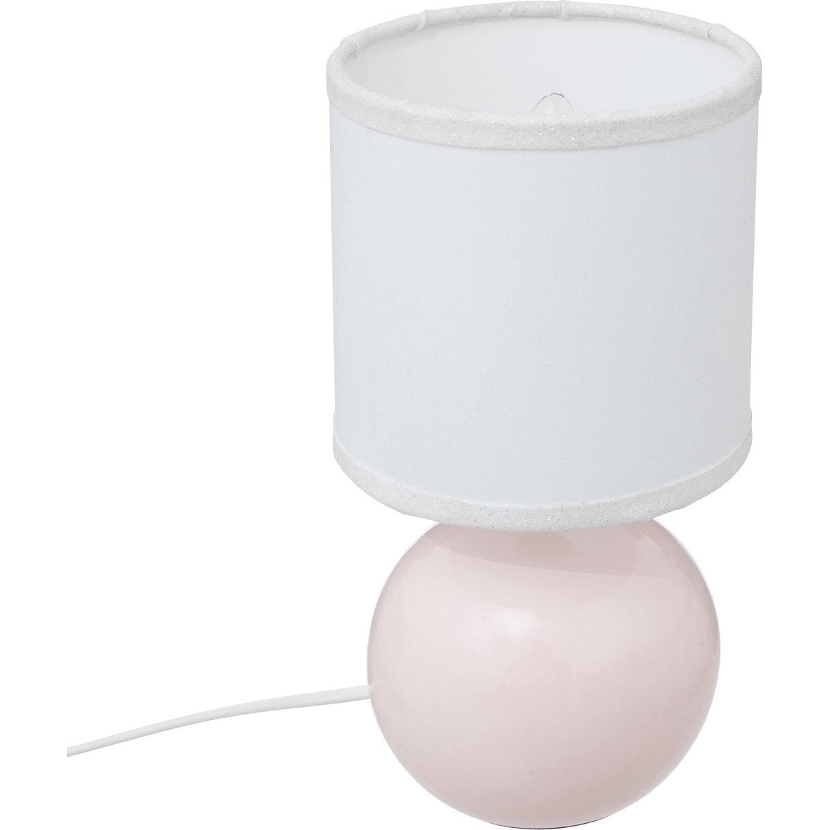 Atmosphera Kids Tafellamp Timéo bolvormig Ø13x25cm - E14 niet inbegrepen - Roze