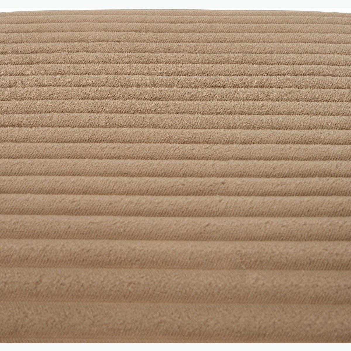 Atmosphera Sevi Poef - Corduroy - 41x36x43cm - Beige