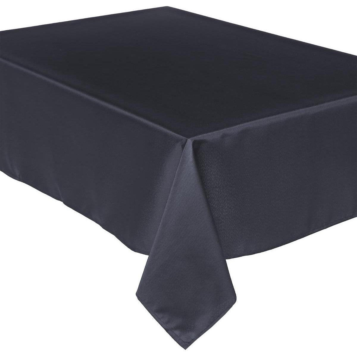 Atmosphera Tafelkleed - 300 x 150 cm - donkergrijs - Eettafel tafellakens - polyester