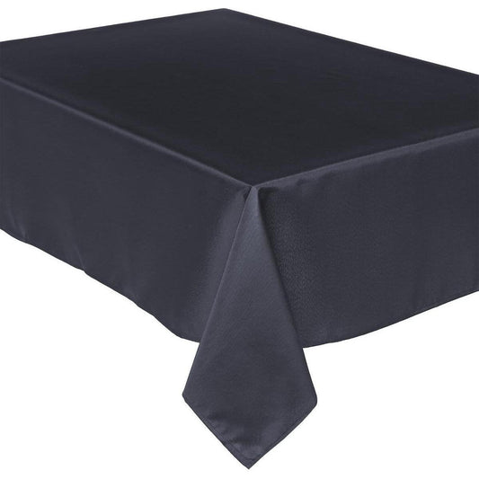 Atmosphera Tafelkleed - 300 x 150 cm - donkergrijs - Eettafel tafellakens - polyester