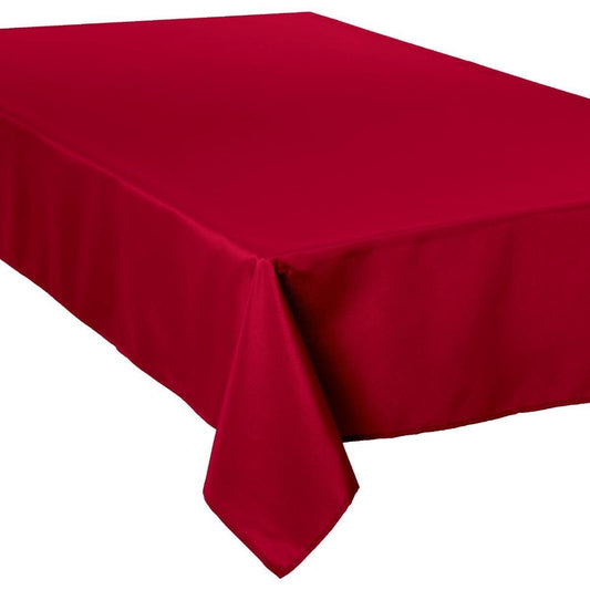 Atmosphera Tafelkleed linnen anti vlek - 150 x 300 cm - Anti vlekken - Rood