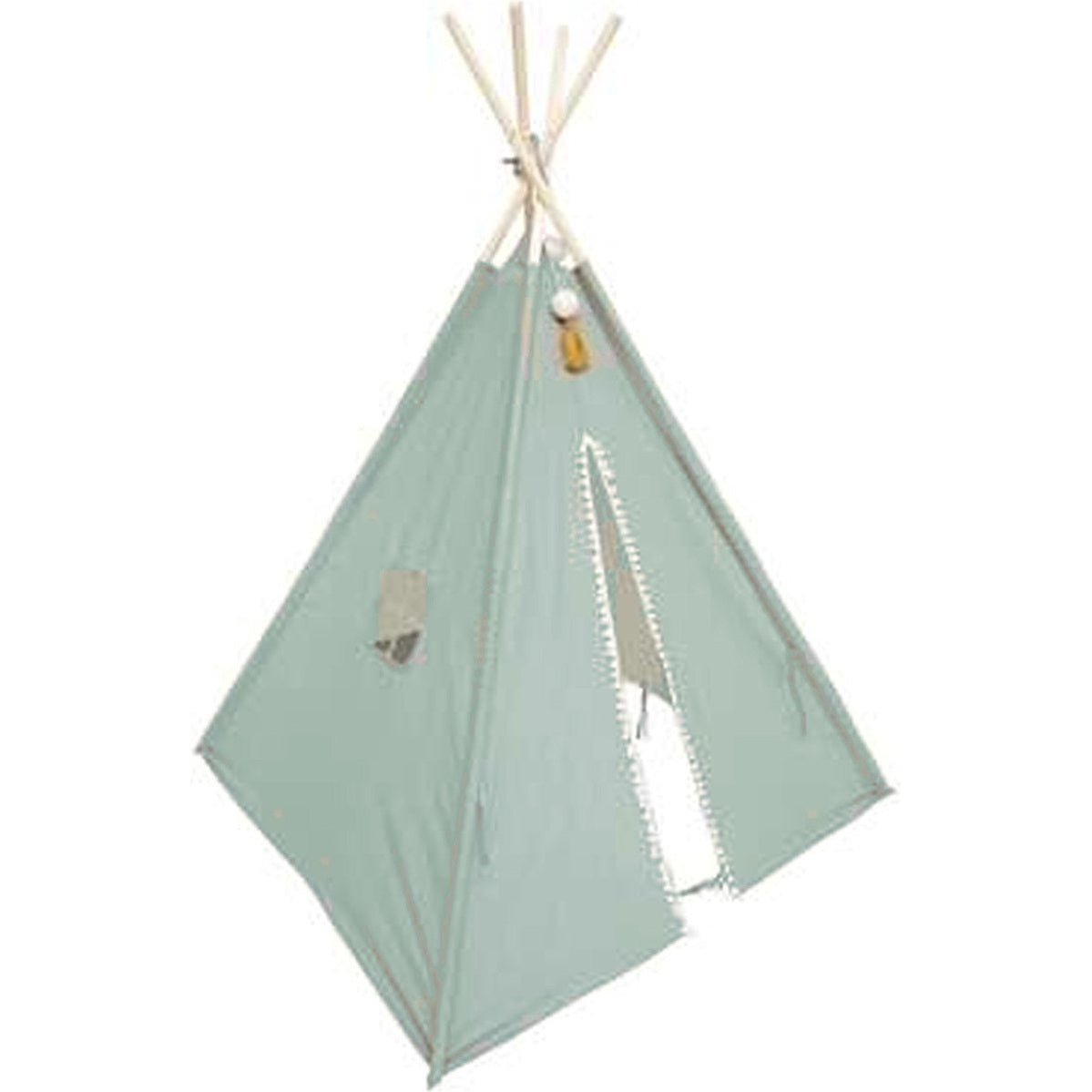 Atmosphera Tipi speeltent voor kinderen - 120 x 120 x 160 cm - groenblauw - wigwam