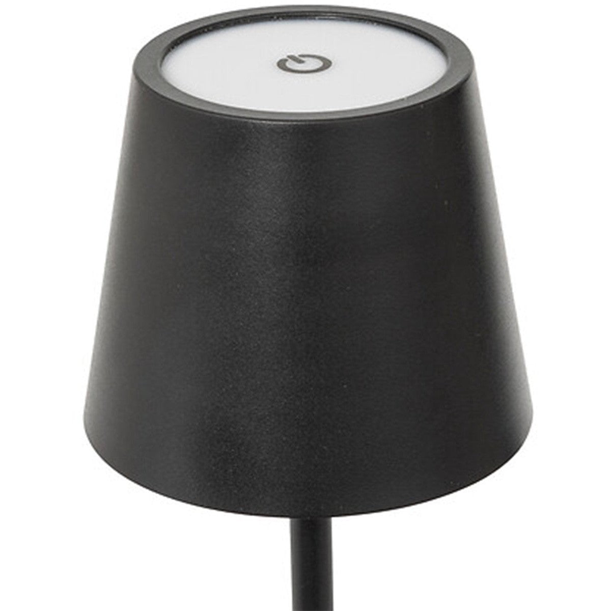 Atmosphera portable tafellamp Cody - 2x - zwart - draadloos/oplaadbaar - binnen/buiten - aanraaksensor