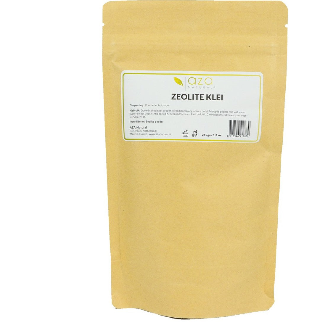 Aza Natural - Zeolite klei - gezichtsmasker een zuiverende werking