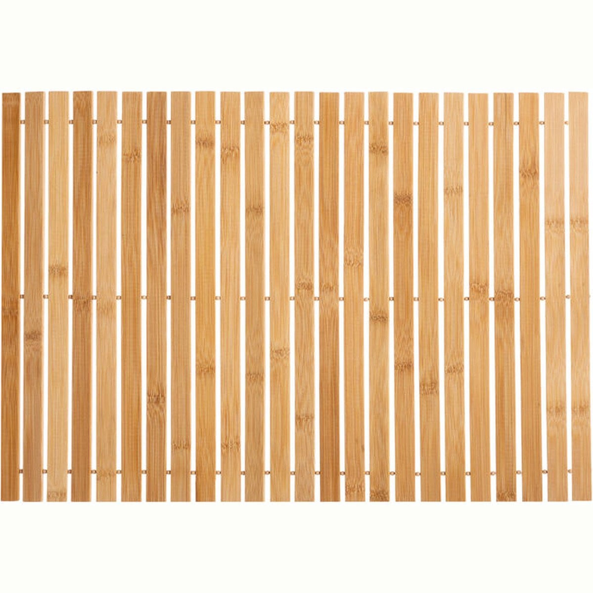 Bamboe badmat met latjes | Bamboe mat naturel 60 x 40 cm