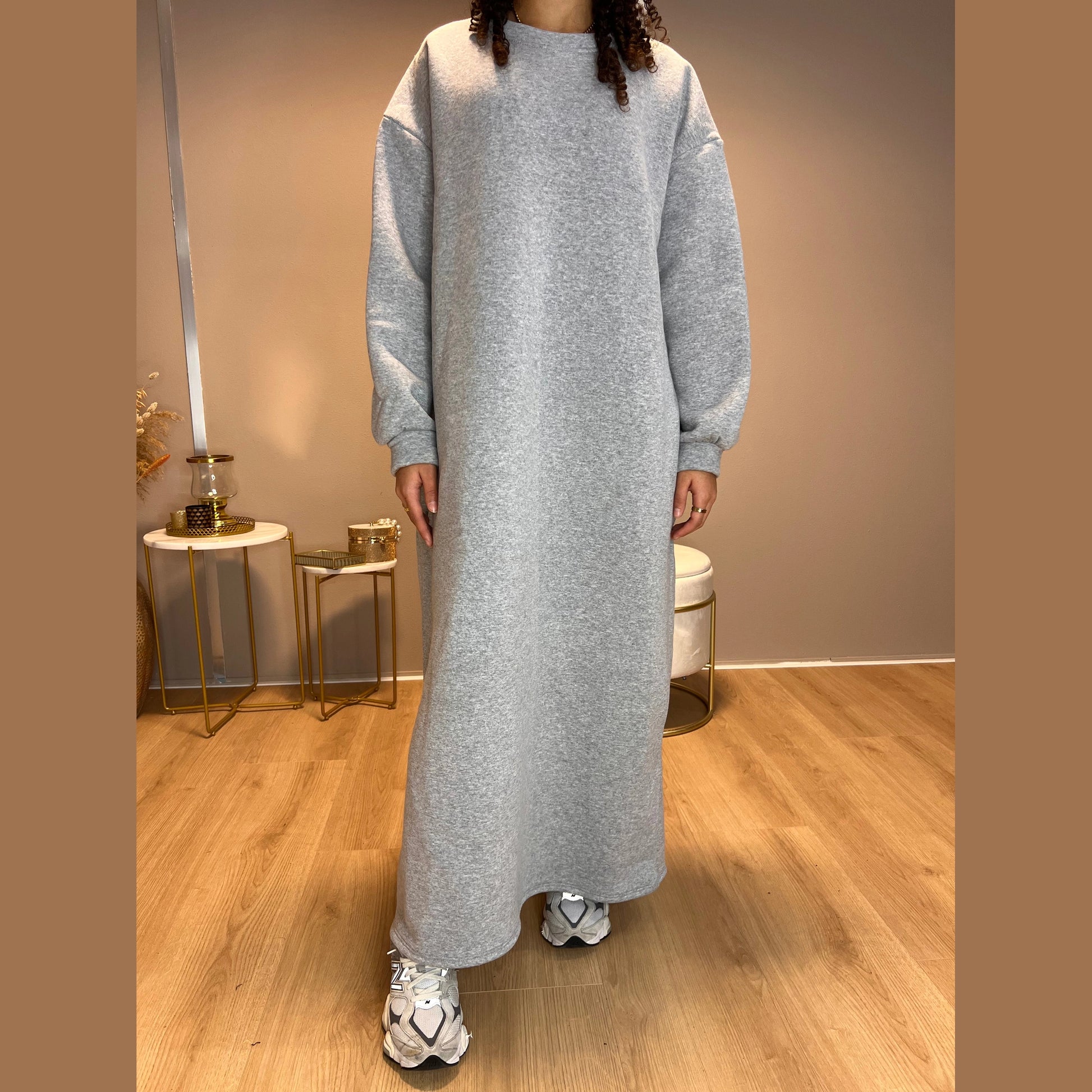 Basic Dress - Grijs - MODESTNOVA