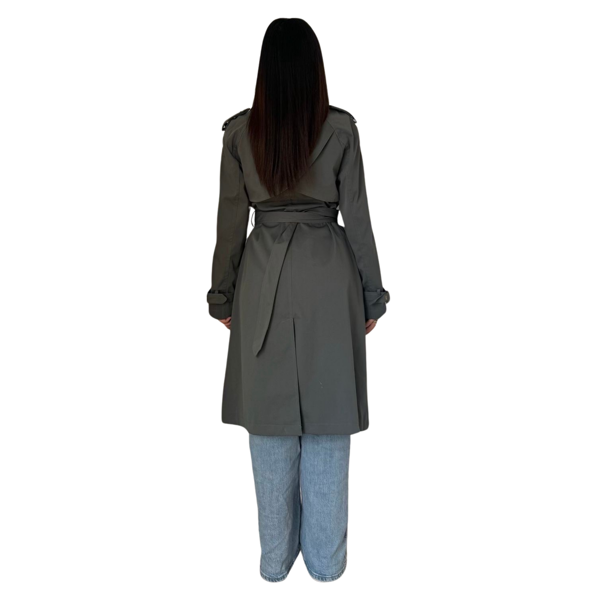 Classic Trenchcoat - Grijs - MODESTNOVA