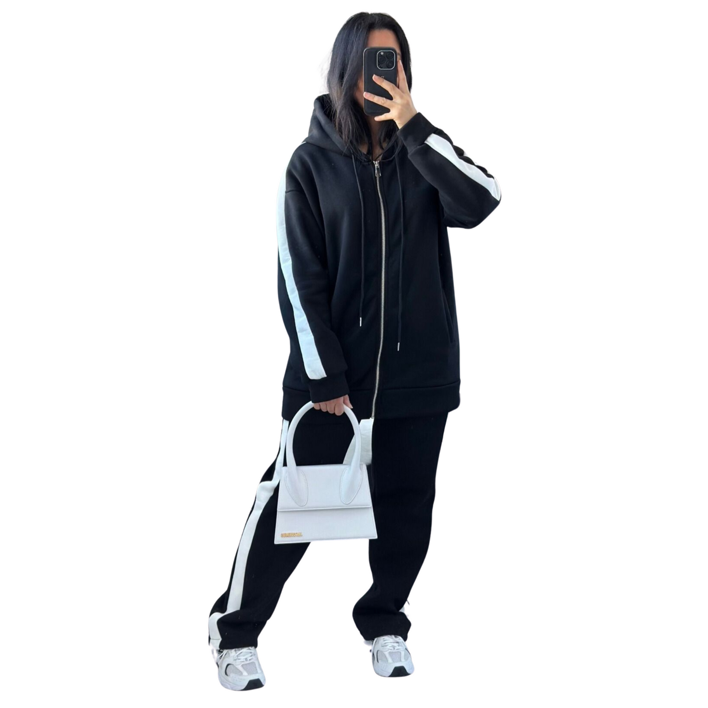 Comfy Jogger Set - Zwart - MODESTNOVA