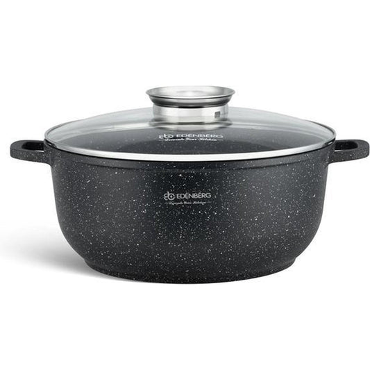 Edënbërg Stonetec Line - Luxe Aluminium Kookpan met Deksel - Ø 22 cm