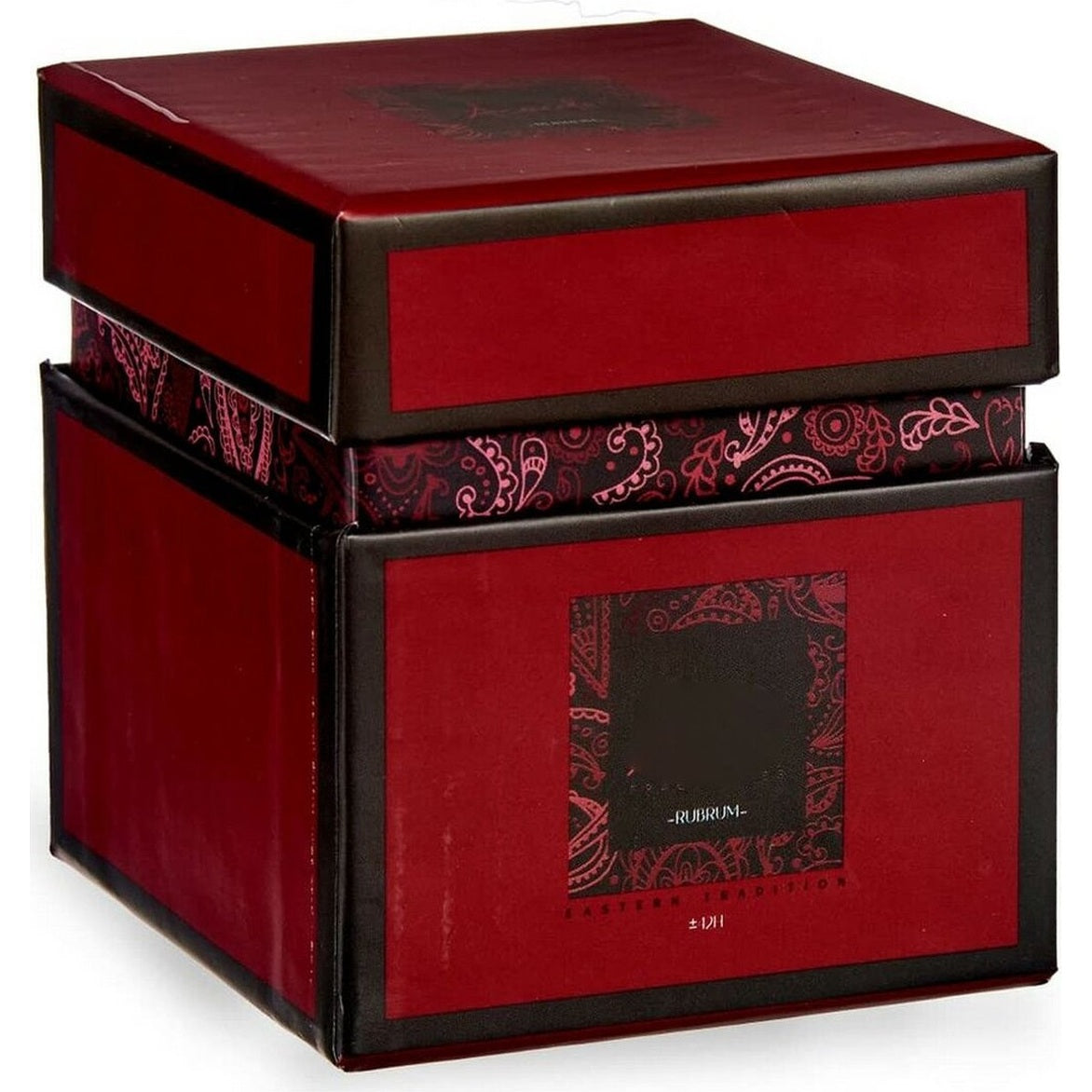 Geurkaars Rubrum Rode Vruchten Rood (9 x 10 x 9 cm)