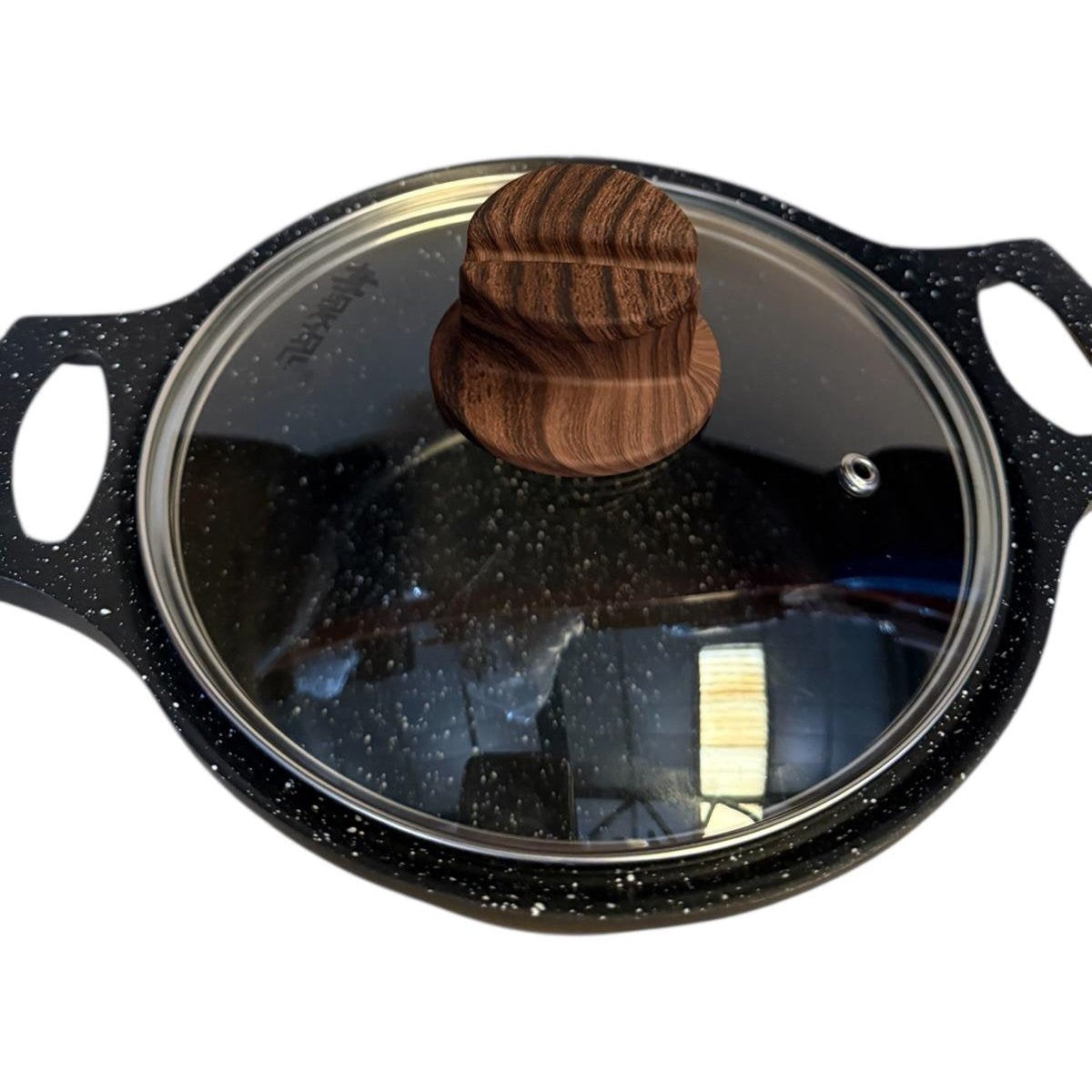 Hakal Gietaluminium Kookpan met Glazen Deksel – 20 cm