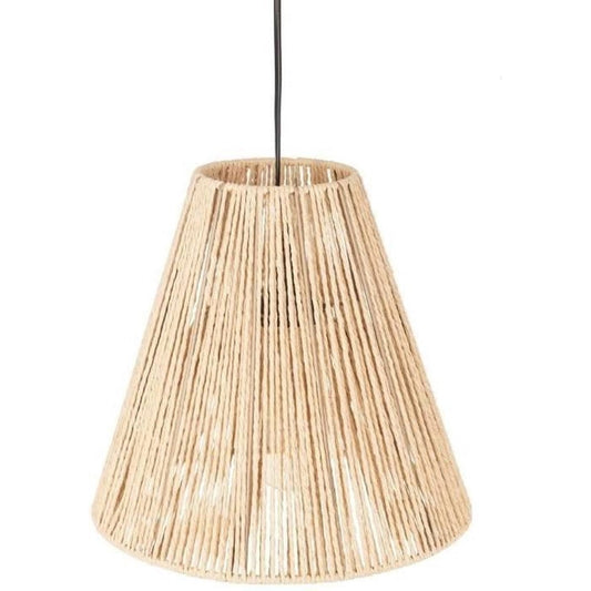 Hanglamp touw - E27 - 40 W - H. 27 cm - Beige