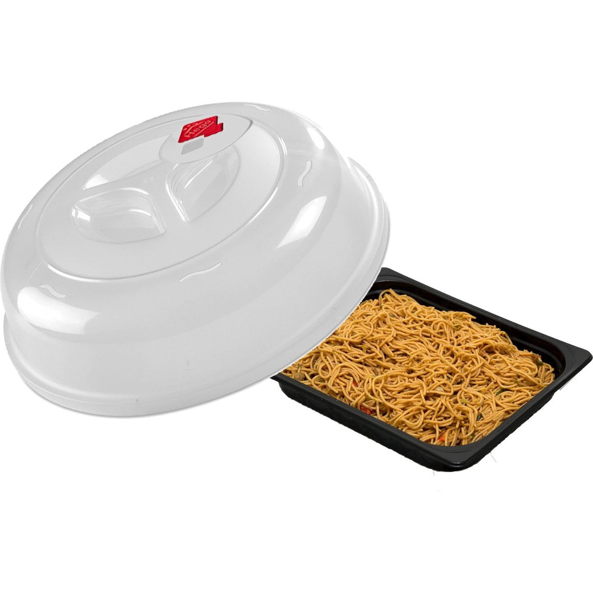 Hega Hogar Magnetrondeksel/afdekschaal - transparant - kunststof - D26 x H8 cm