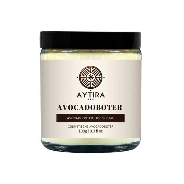 AYTIRA Avocadobutter – 100 % natürlich & bio-zertifiziert – Reichhaltige Pflege für Haut & Haar - 100g