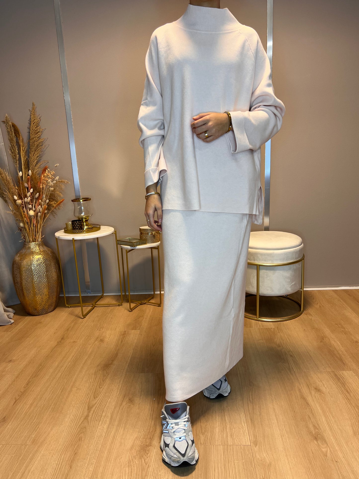Yara Twinset - Zalm