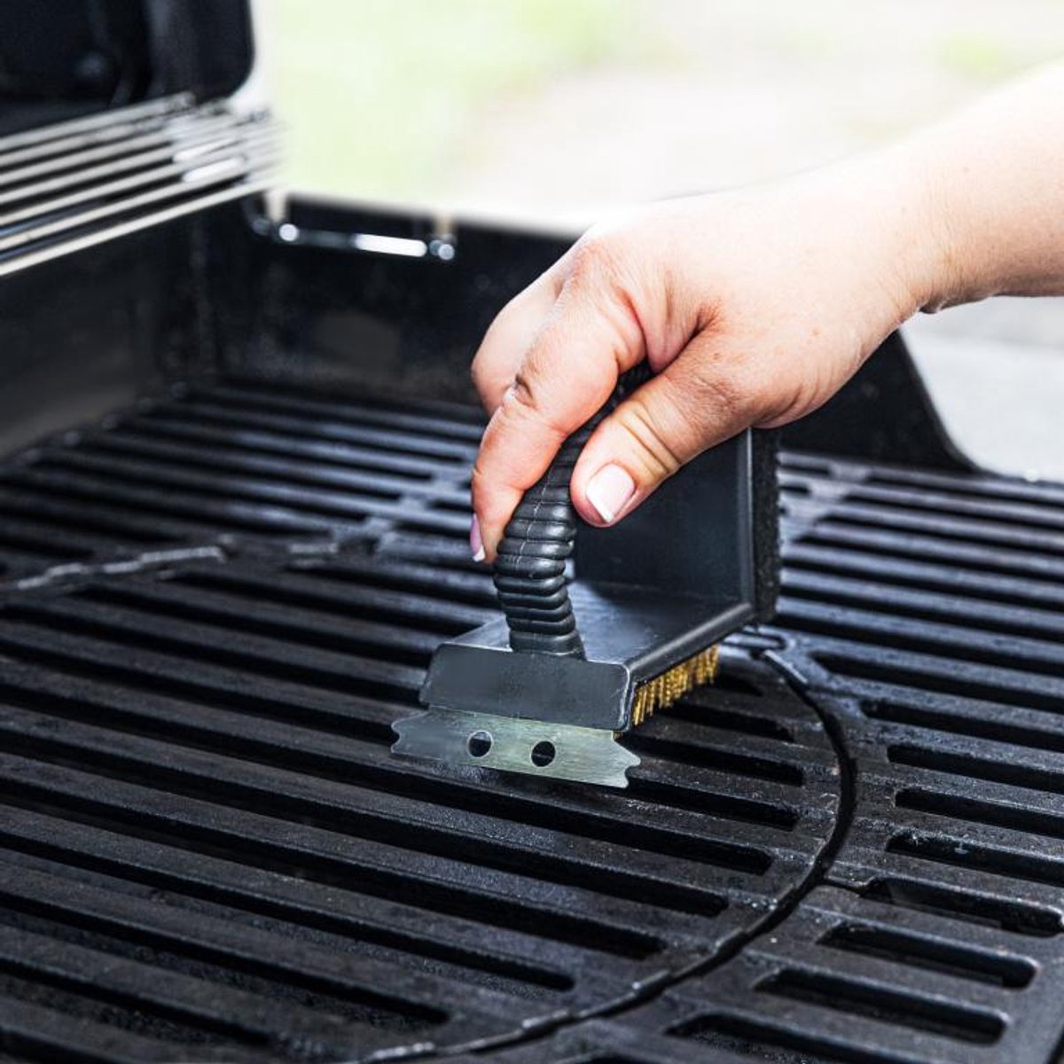 KINGHoff Grill Cleaning Brush KH-1913 – 3-in-1 Set (Scraper, Sponge & Brush) voor Effectief Grillonderhoud - Barbecue Borstel - BBQ Spons - Barbecue Reiniging