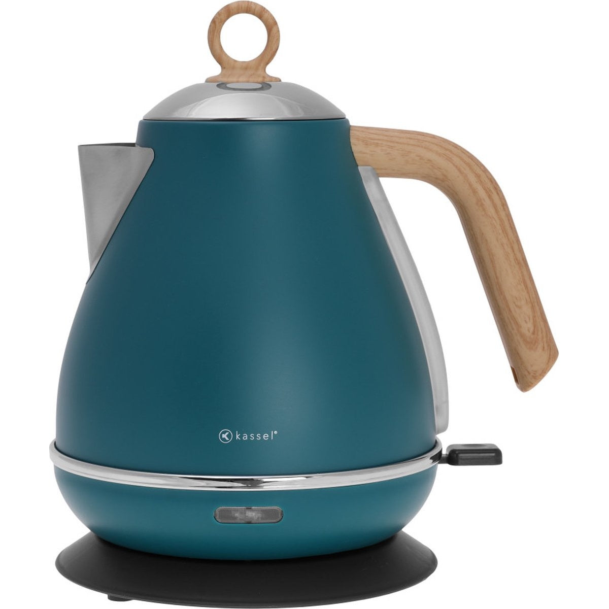 Kassel 93222 - Retro Waterkoker - 1,7L - RVS - Blauw