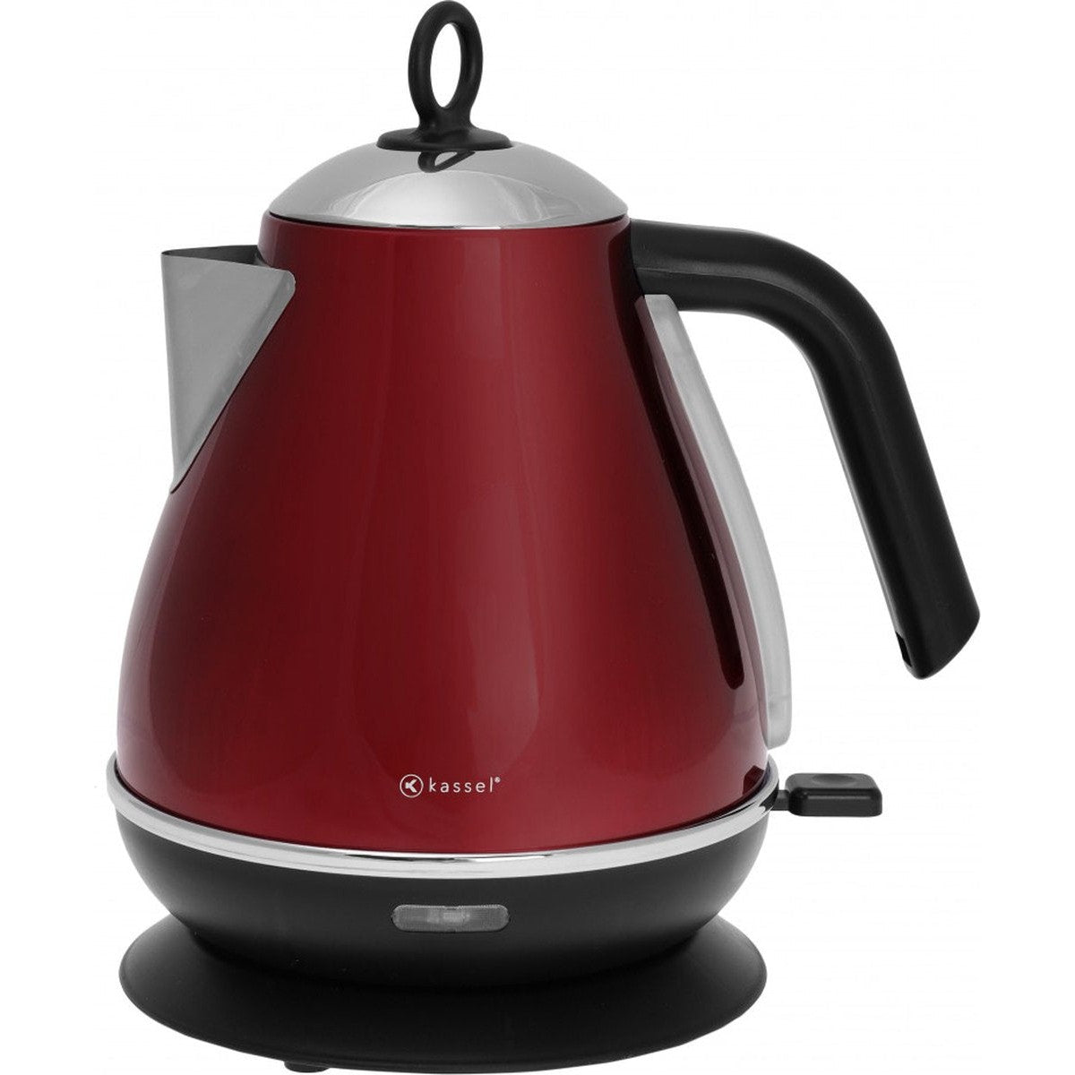 Kassel 93224 - Retro Waterkoker - 1,7L - RVS - Rood