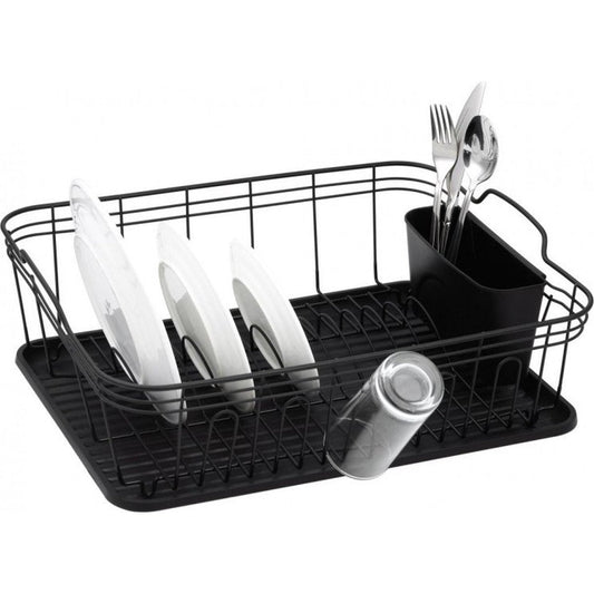 Kinghoff 1354 - Afdruiprek - Afwasdroger - Droogrek - Zwart