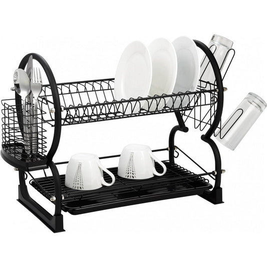 Kinghoff 1500 - Keukenrek - afdruiprek - zwart