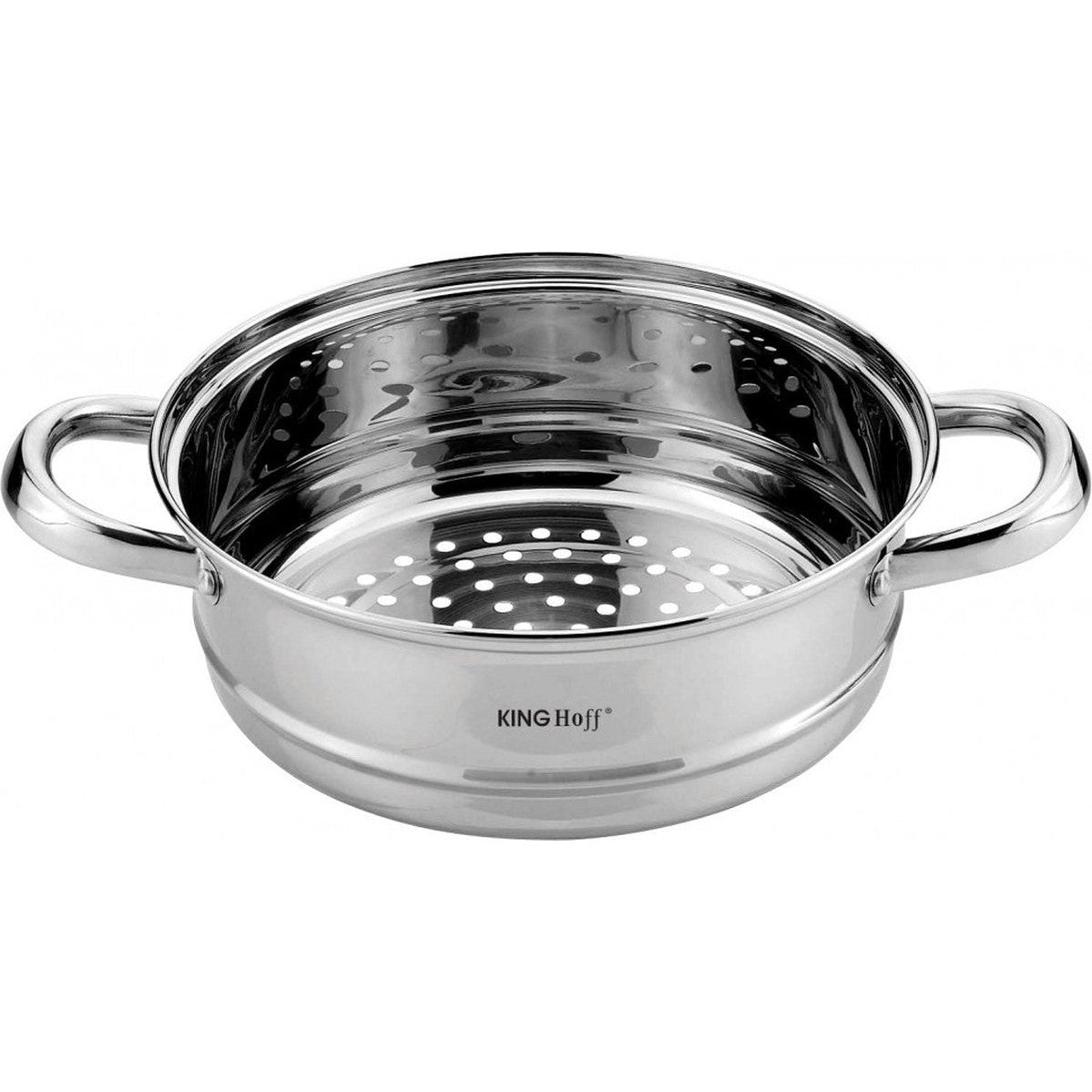 Kinghoff 1536 - Inzet stoompan - Groentestomer - Vleesstomer - Ø24 x 8.5 cm
