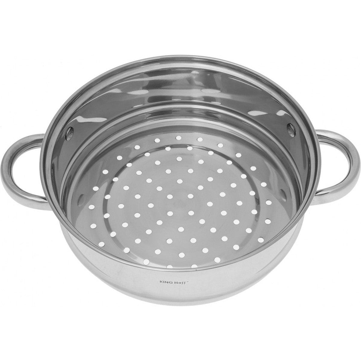 Kinghoff 1536 - Inzet stoompan - Groentestomer - Vleesstomer - Ø24 x 8.5 cm
