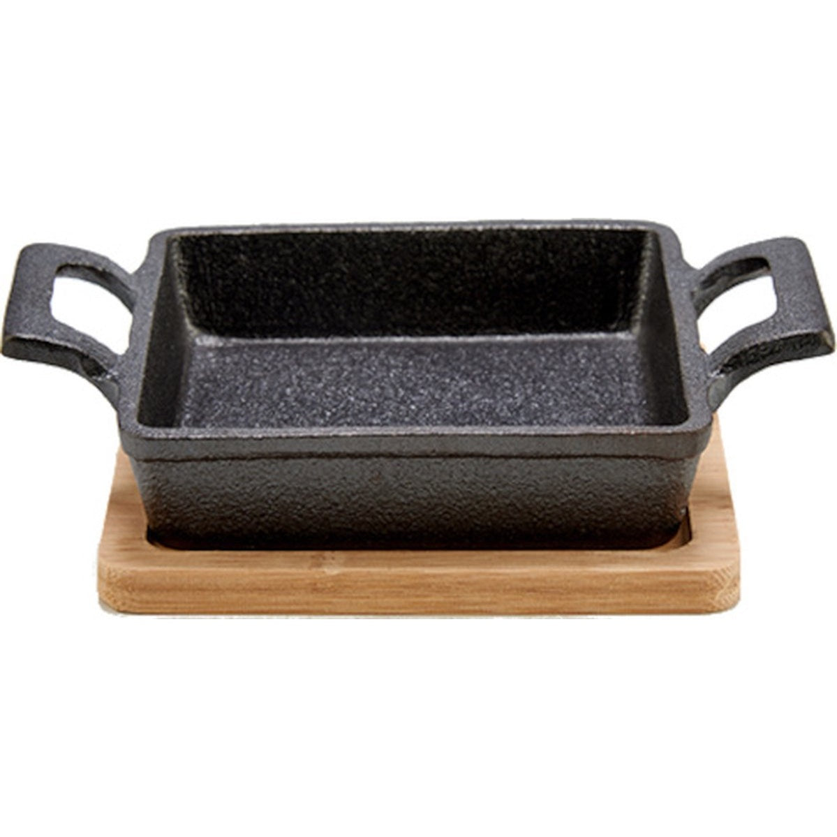 Kinvara Braadslede 18,5 X 14 Cm Staal Grijs/naturel 2-delig