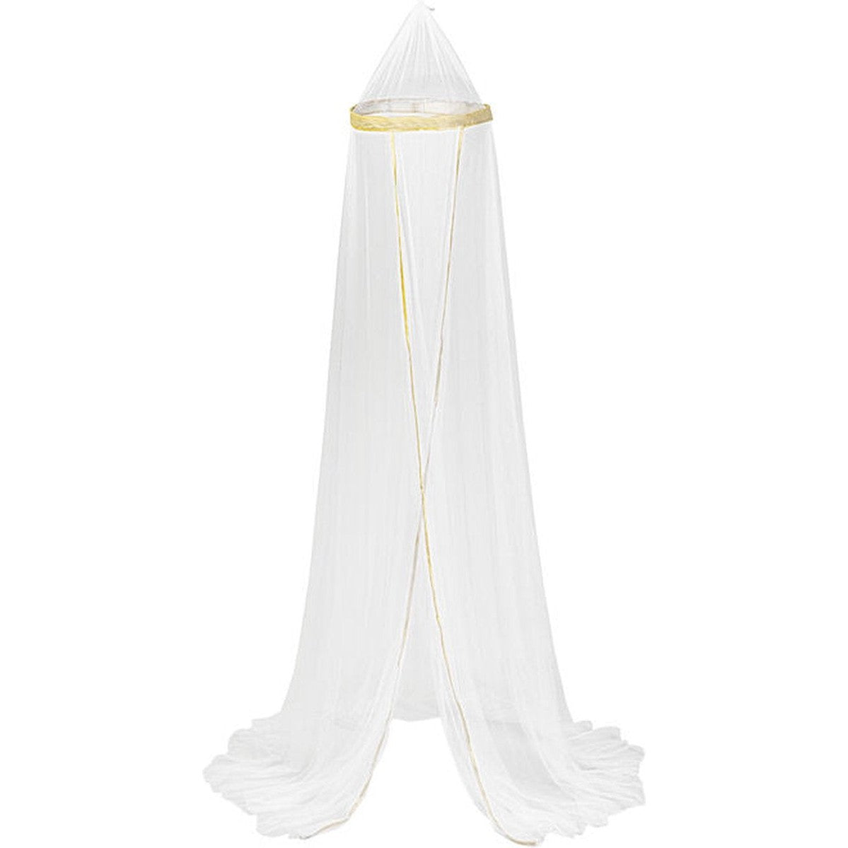 Klamboe / bedhemel hoogte 230 cm kleur wit / goud - Kinderkamer Prinsessen