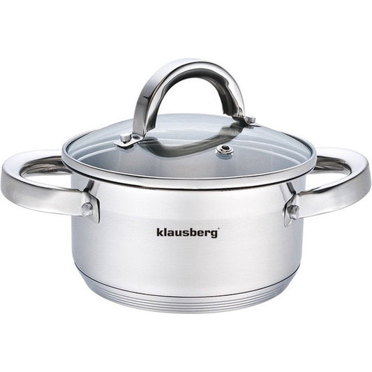 Klausberg 7121 - kookpan met deksel - 1.0L - Ø14 cm