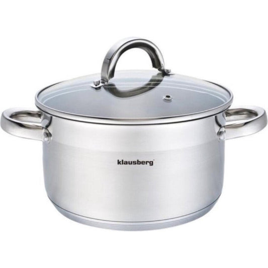 Klausberg 7128 - kookpan met deksel - 8,0L - Ø28 cm