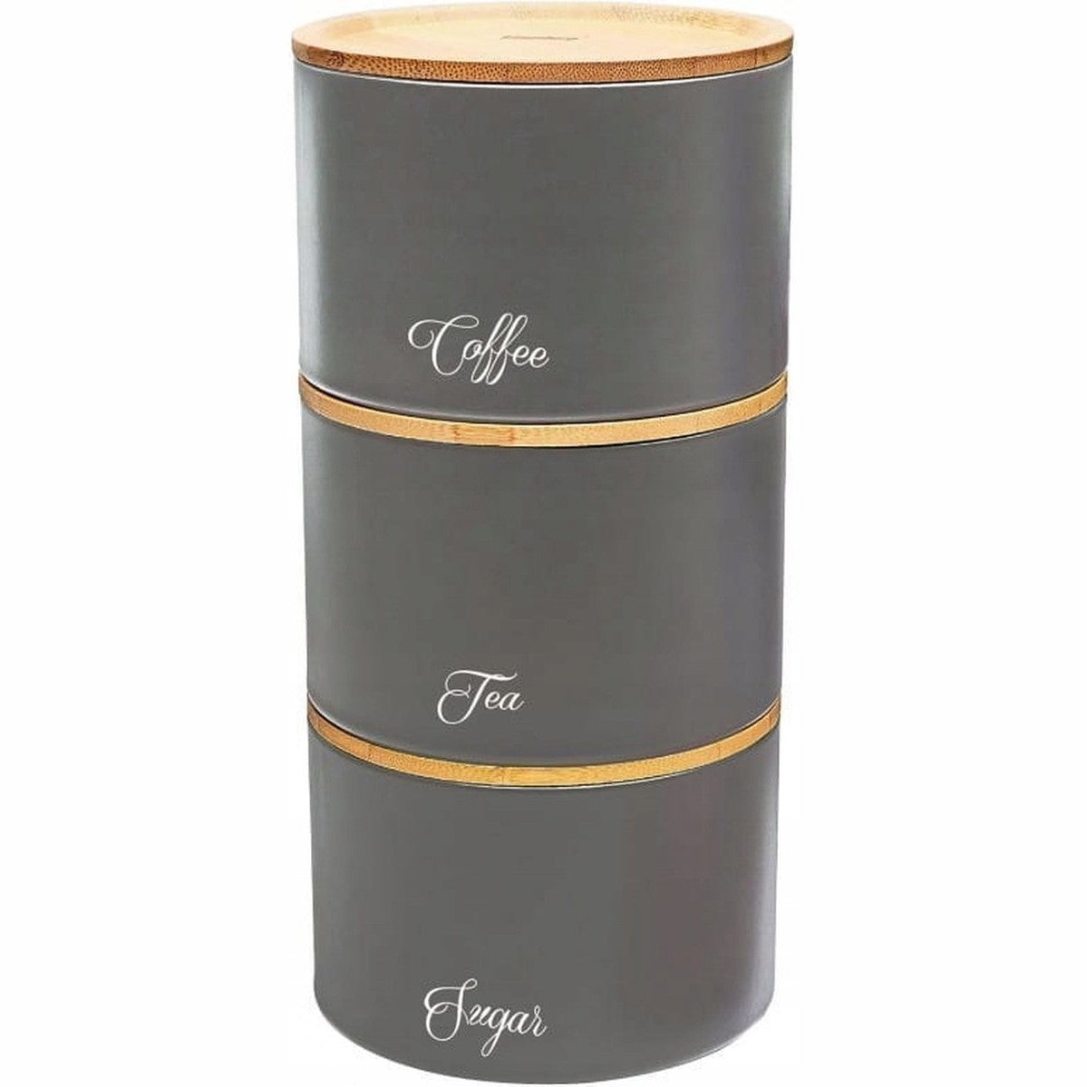 Klausberg 7543 - opbergblikken stapelbaar - koffie, thee en suiker